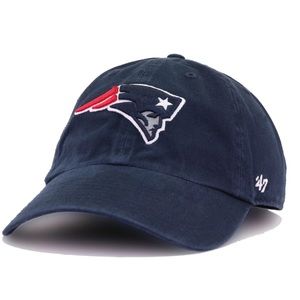 🍀 New England 🏈 Patriots NFL Football Cap 100% Cotton Boston Massachusetts Hat